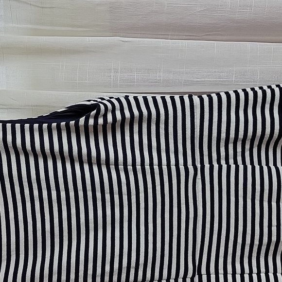 Boden White and Navy Stripe Sheath Dress Size 10L - Picture 7 of 9